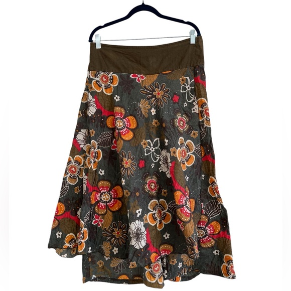 Vintage Pants - Vintage Boho Pants Skirt Illusion